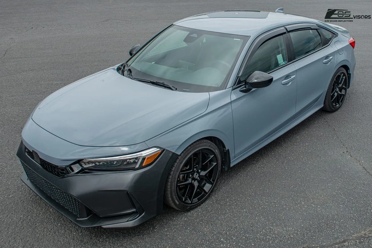 2022-Up Honda Civic Acura Integra | JDM Style Tape-On Window Visors Wind Deflectors Rain Guards