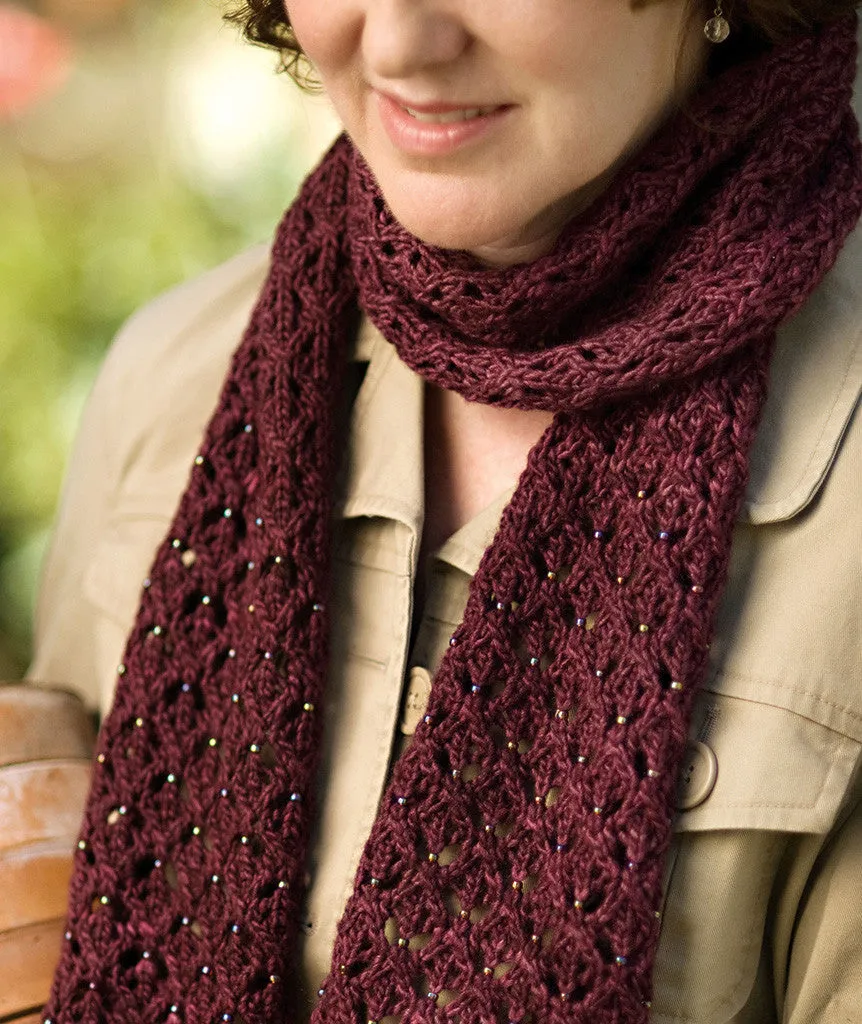 English Mesh Lace Scarf Pattern