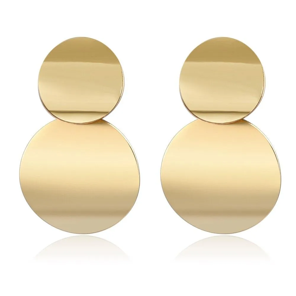 Timeless Geometric Dangle Earrings