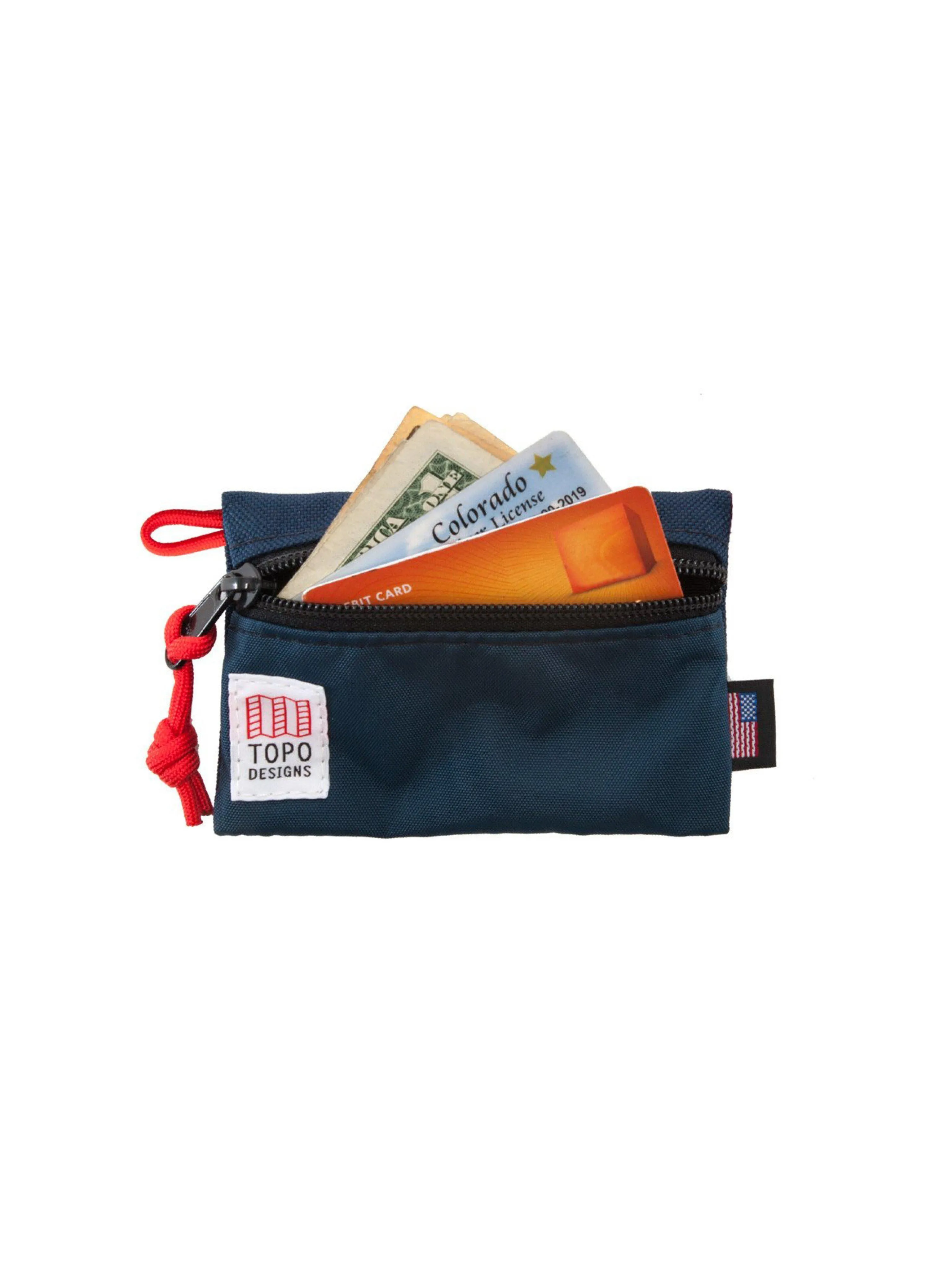 Topo Designs Accessory Bags Blue Red