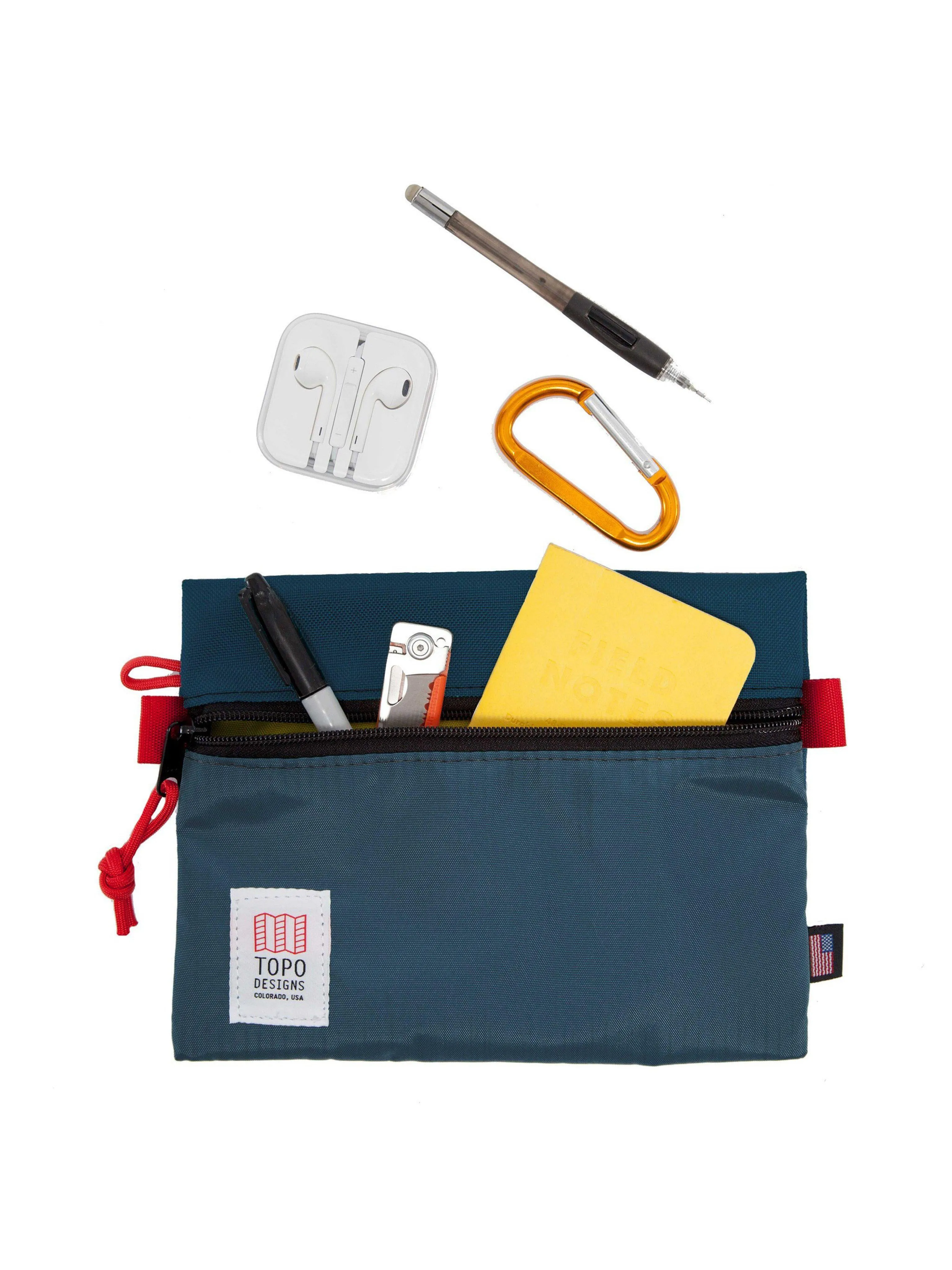 Topo Designs Accessory Bags Blue Red